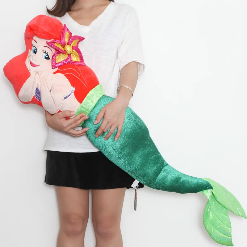 

The Little Mermaid Ariel Princess Plush Dolls 110CM Kids Stuffed Toys For Children Gifts Cartoon Plush Doll Big Pillow Cushion