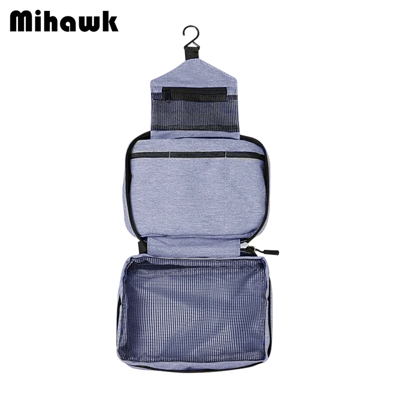

Mihawk Waterproof Hanging Toiletry Storage Bags Women's Make Up Wash Sorting Container Makeup Storage Pouch Zipper Supply Stuff