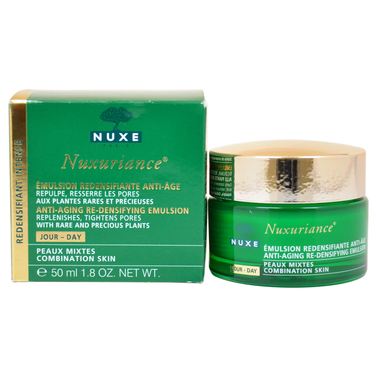 Nuxuriance анти-старения повторно Densifying эмульсия день Nuxe для унисекс-1 8 унц. Эмульсия |