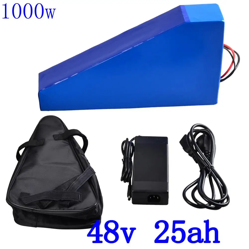 US $262.00 48V 13Ah 15Ah 18Ah 20Ah 25Ah lithium triangle battery 48V 25AH electric bike battery 48V 1000W 1500W 2000W liion Ebike battery