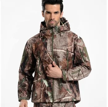 

Tad 4.0 Gear Tactical Soft Shell Camouflage Outdoors Hike Jacket Men Army Militar Waterproof Hunter Clothes Set Military Jacket