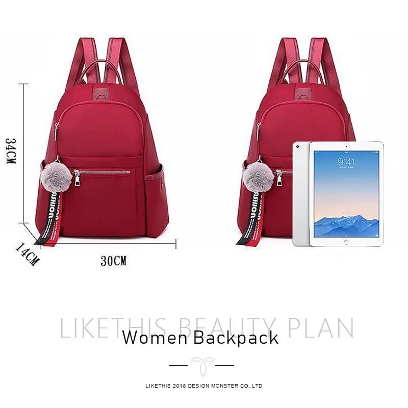 LIKETHIS, Женский брендовый рюкзак, Большой Вместительный рюкзак для отдыха, женская сумка через плечо, новинка, высокое качество, рюкзак