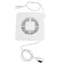 Мини-вытяжной вентилятор для ванной, кухни, настенный вентилятор для окна, вентиляционный вентилятор, вытяжной вентилятор для ванной комнаты 15 Вт 220 В