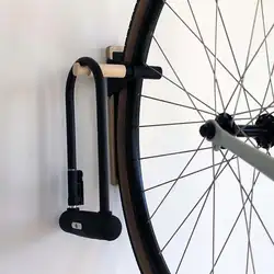 Сверхмощный дорожный велосипед крючки для хранения велосипедов пластиковые настенные вешалки для горного велосипеда (черный)
