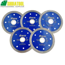 Special Offers SHDIATOOL 5pcs Diamond Sintered Cutting Disc X Mesh Turbo Saw Blade Dia 4"/105mm 4.5"/115mm 5"/125mm Diamond Marble Tile Blade Special Offers SHDIATOOL 5pcs Diamond Sintered Cutting Disc X Mesh Turbo Saw Blade Dia 4"/105mm 4.5"/115mm 5"/125mm Diamond Marble Tile Blade