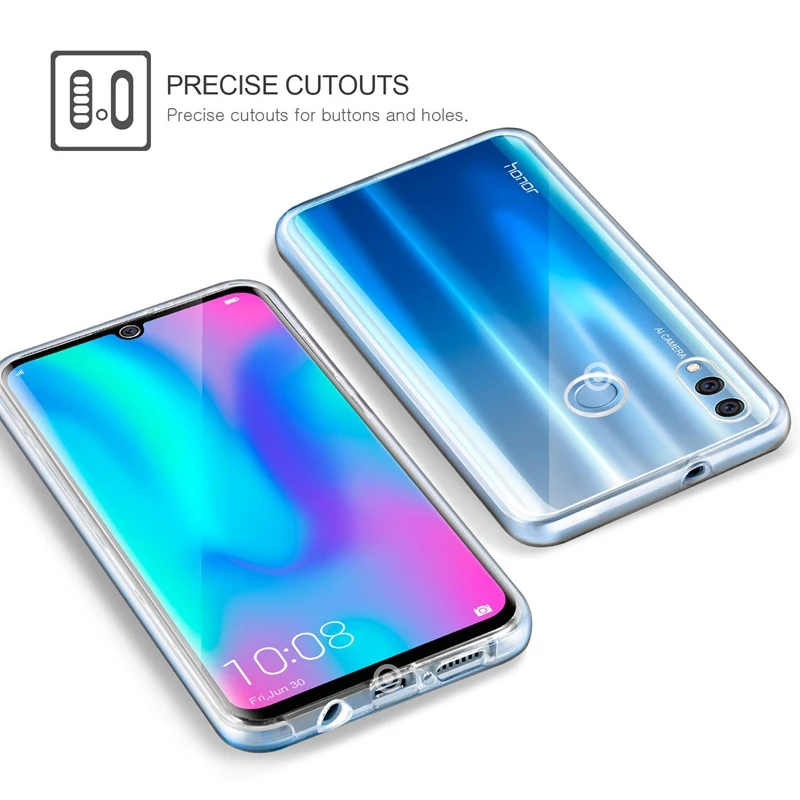 360 Полный корпус чехол для huawei P Smart Coque P30Pro P20 Mate20 Lite Y6 Y7 Pro P10 P9 P8 Honor8 GR3 Мягкий ТПУ Прозрачный чехол для телефона