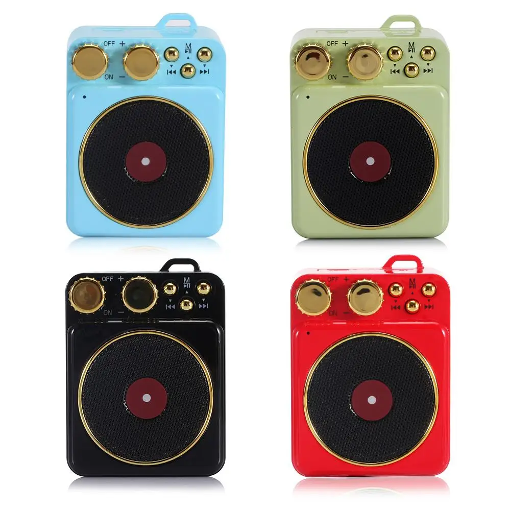 Bluetooth колонка в ретро стиле Atomic Record Player мини беспроводной динамик Поддержка карты