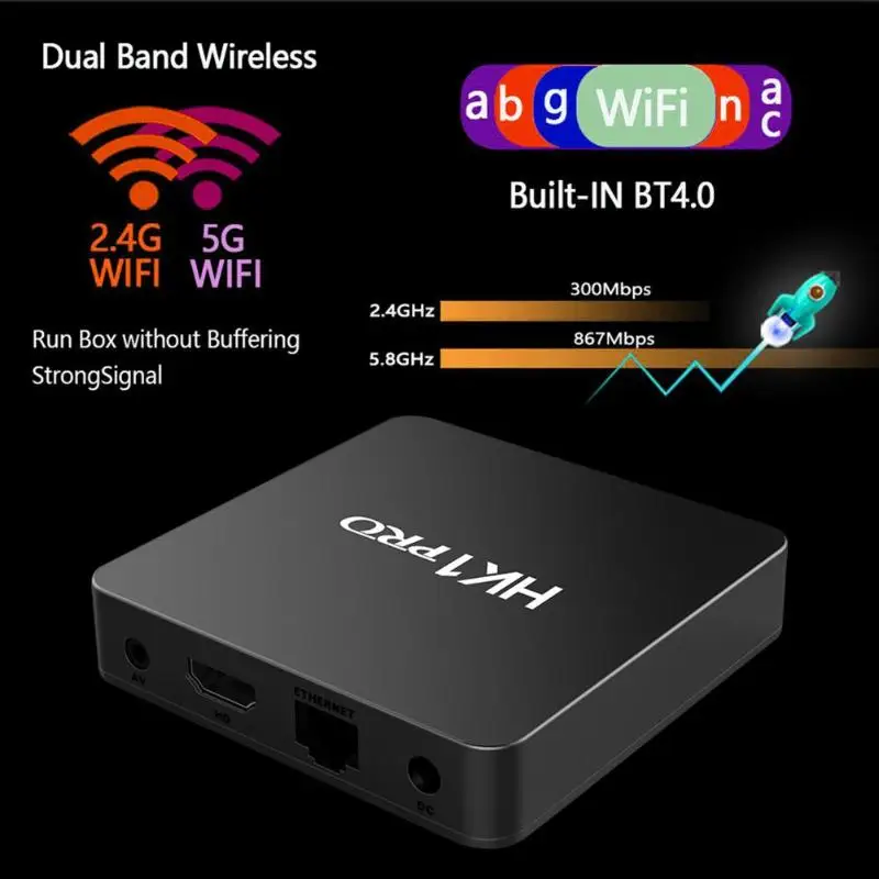 Android 8 1 Smart tv BOX Google Voice Assistant Amlogic S905X2 2 0 ГГц 4 Гб 64 Wifi Bluetooth K 3D телеприставка IP