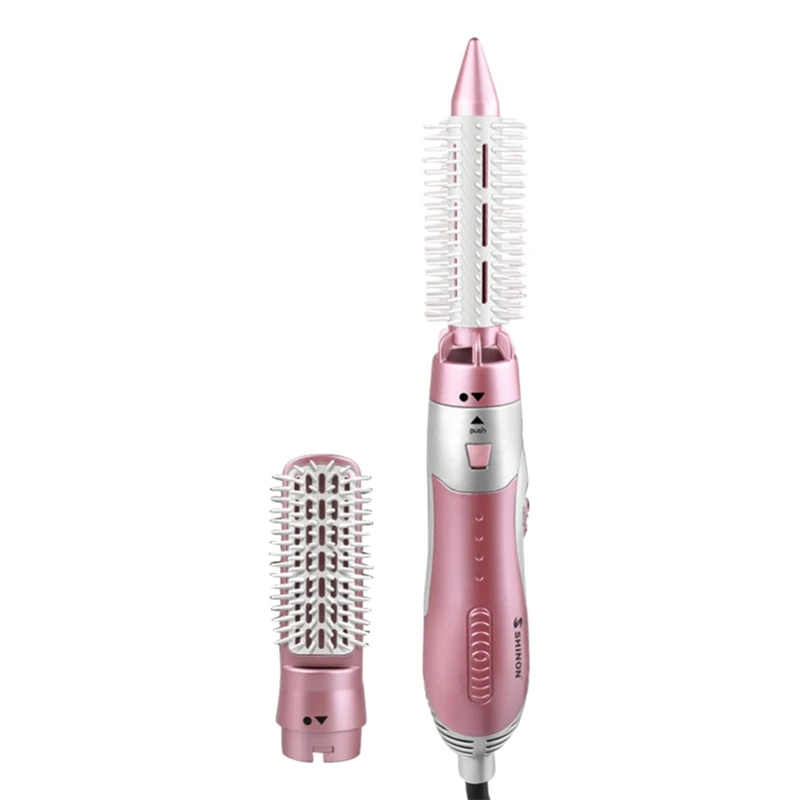 

-Shinon 3 In 1 Professional Curling Iron Hair Straightener Hair Dryer Brush Roller Comb Hairdressing Styling Tool For Home