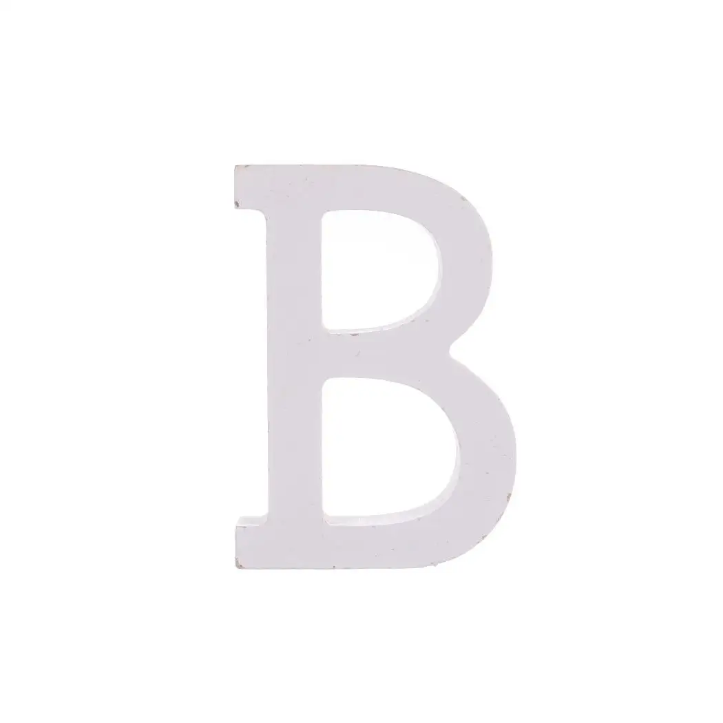 

Wooden Craft Home Letter Decoration Wedding 8cm/3.15inch White Props Decoration Home, Office, Wedding, Party