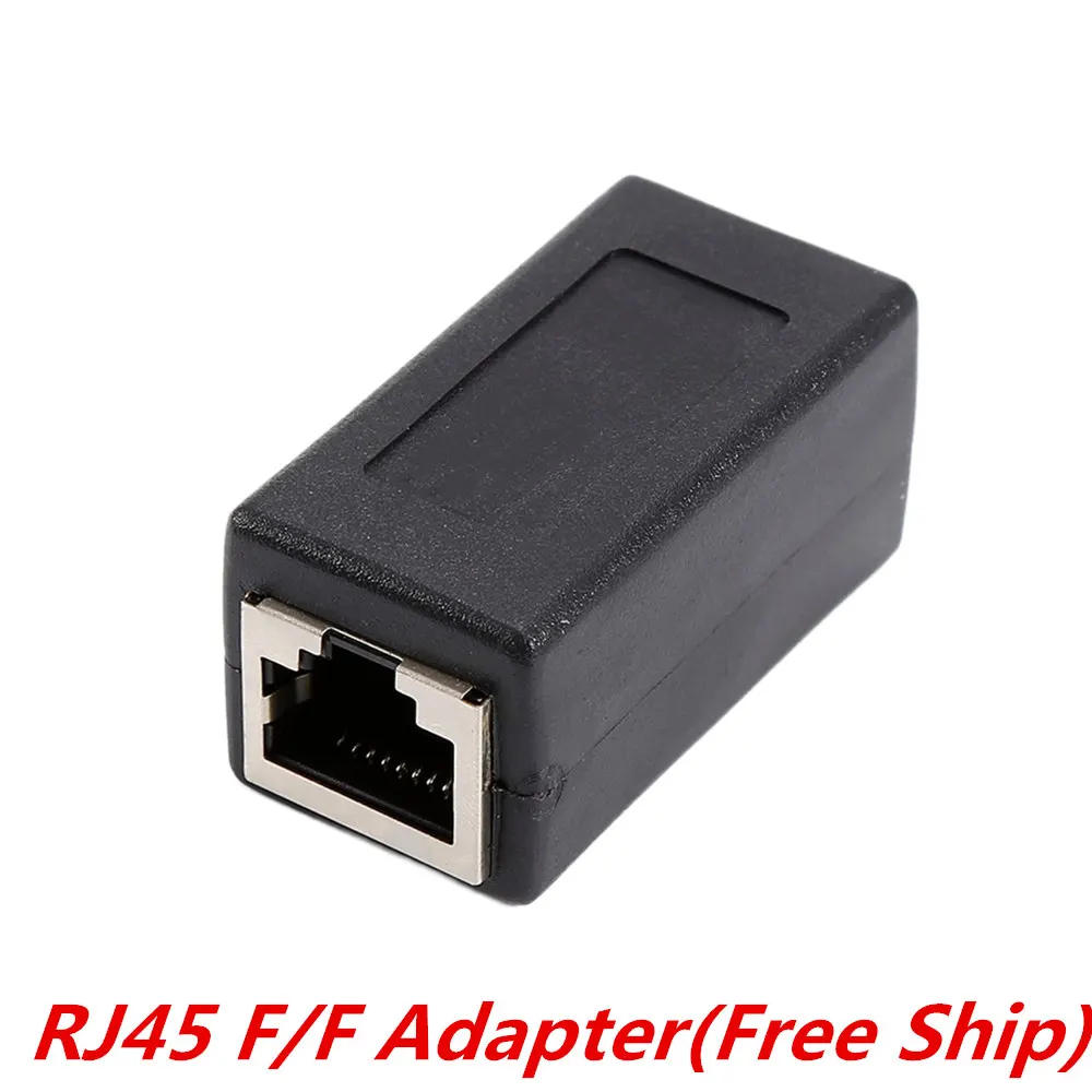 Оптовая продажа соединитель RJ45 Cat7/6 Ethernet адаптер Сетевой удлинитель конвертер
