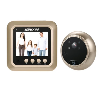 

KKmoon 2.4" LCD Digital Peephole Doorbell HD IR Camera Night Vision Photo Taking/Video Recording TF Card for Home Security