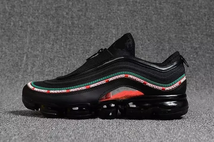 

Vapormax 97 OG Bullet Running Shoes Men Women Air Cushion Undefeated Silver Metallic Athletic Outdoor Sneaker