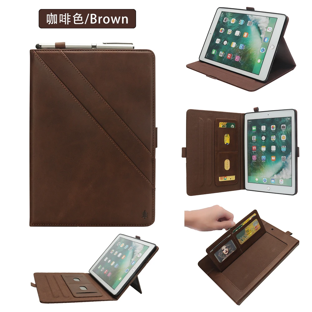 

Auto Wake Up/Sleep Function Stand Smart Cover For Apple ipad pro 12. 9 A1584 A1652 High Quality PU Leather Case+gifts