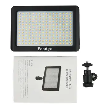 

Fasdga 12W 192 LED Studio Video Continuous Light Lamp For Camera DV Camcorder Black