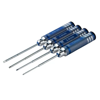 

4 Pcs 1.5 2.0 2.5 3.0mm Hex Screwdriver Hexagon Screwdriver Set Allen Driver For Rc Helicopter Car