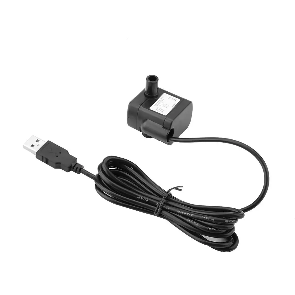 Маленький Бесщеточный насос для аквариума USB 5 в постоянного тока фонтана