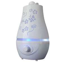 Top Sale Household 2.4L Ultrasonic Humidifier Essential Oil Diffuser Led Light Air Humidifier Purifier Home With US Plug