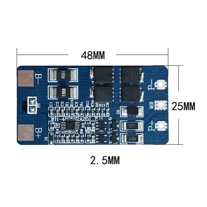 

Hot New Lipo Battery 2S 20A Protection Board W/ Over-Charge Discharge Protection Function For FPV Racing Drone Quadcopter Accs