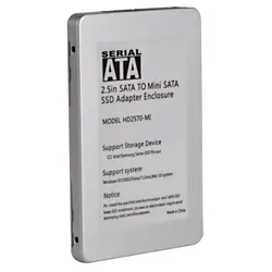 Дюймов 2,5 дюймов sata hdd для mini SSD мини твердотельный жесткий диск коробка передачи алюминиевый сплав