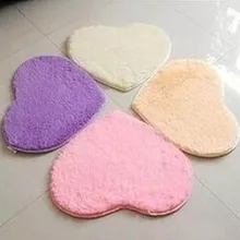 Нескользящий коврик в форме сердца 40*30 см, впитывающий ковер, кухонные аксессуары, милые коврики для ванной, домашний декор