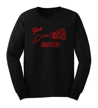 

Mens Bang Bang Bar Casual Long Sleeve T-Shirts Men Tee