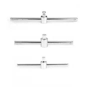 

1pc 1/4 3/8 1/2 Driver Socket Wrench Extension Sliding Bar T-handle Socket Spanner Connector Rail for Ratchet Driver Auto Repair