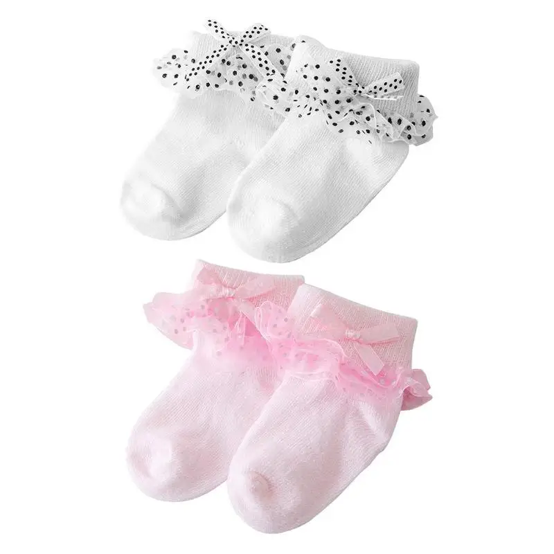 

Newborn Baby Girls Toddlers Socks Baby Girls Bowknots Socks Cotton Ankle Socks Baby Accessories