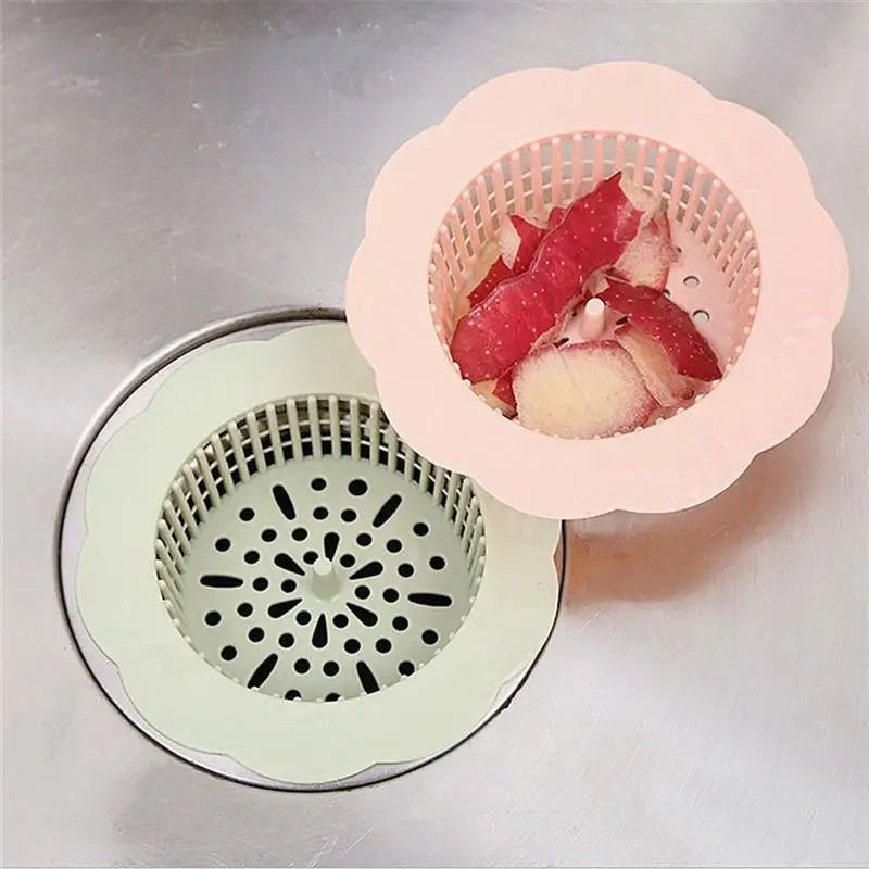 

Filter Sink Strainer Drain Hair Stopper Cover Silicone Bathroom Kitchen Shower Anti-Clogging Shield Wash Bowls Sinks Bath Tubs