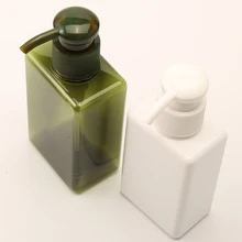 2 шт. многоразовый Пластиковый Дозатор для крема и лосьона квадратный спрей-насос бутылки для косметического шампуня жидкого мыла