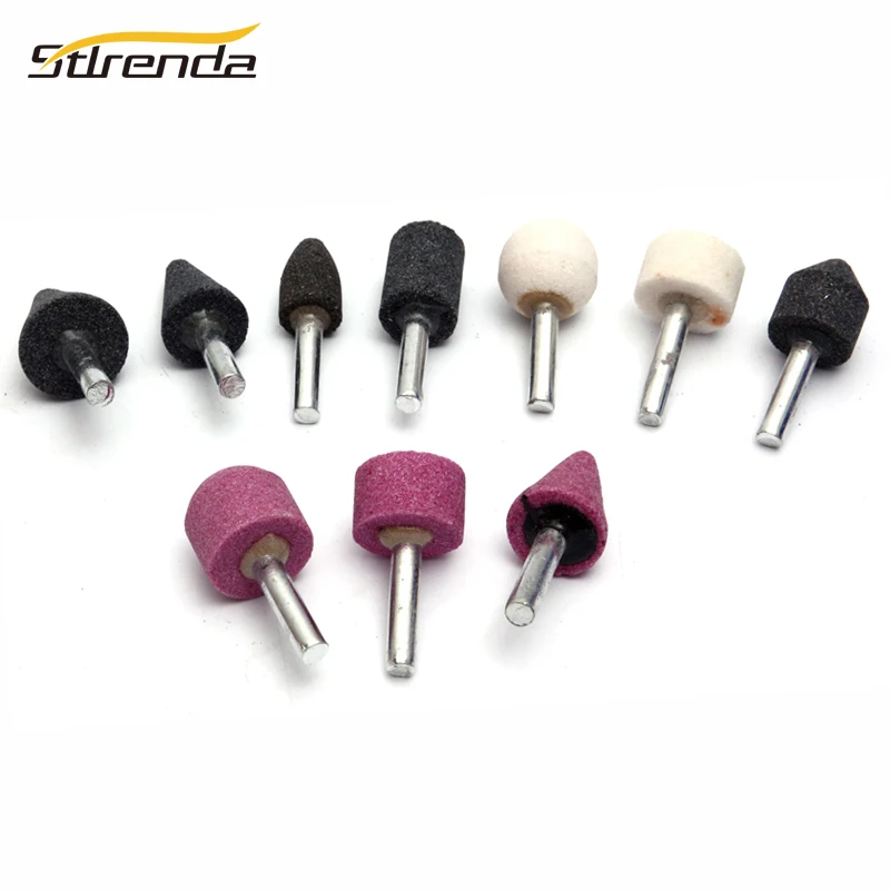 8mm Ceramic Grinding Head With 3mm Shank Ellipse type polishing rotary tool