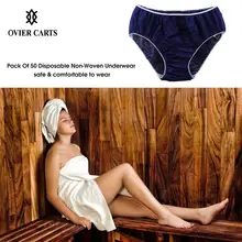 50 шт./упак. нетканые одноразовые женские трусы нижнее белье для путешествий больница красота массаж салон для мужчин женщин применение