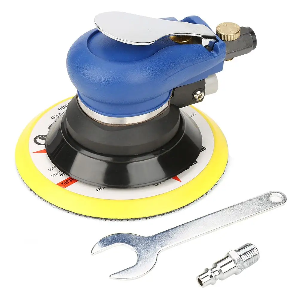 AT 980 5''/6'' Air Random Orbital Sander Round Polisher Pneumatic Hand