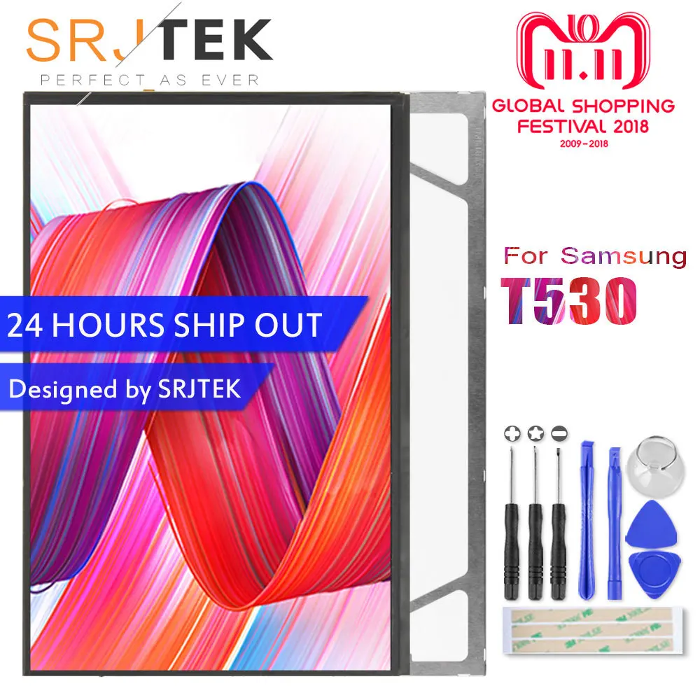 SRJTEK LCD For Samsung Galaxy Tab 4 T530 T531 SM-T530 T535 SM-T531 SM-T535 Matrix Screen LCD Display Panel Tablet PC Replacement SRJTEK LCD For Samsung Galaxy Tab 4 T530 T531 SM-T530 T535 SM-T531 SM-T535 Matrix Screen LCD Display Panel Tablet PC Replacement