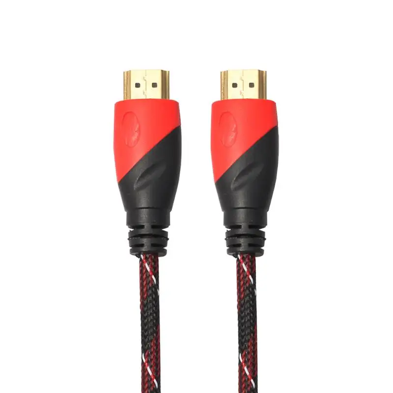 Высокоточный плетеный кабель HDMI V1.4 AV HD 3D для PS3 Xbox HDTV 0 5 15 М 1080P кабель|Кабели VGA| |