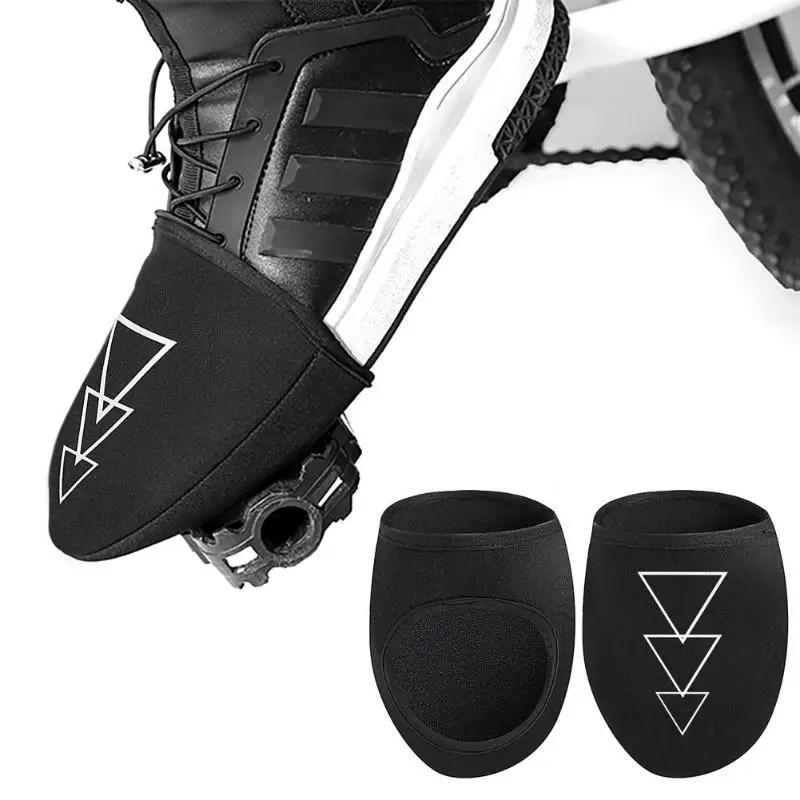 

1 Pair Cycling Shoes Cover Half Palm Toe Lock Windproof Bicycle Protector Boot Case MTB Road Bike Equipment Overshoes Neoprene