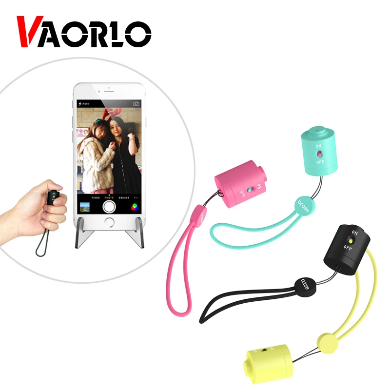 

VAORLO Bluetooth Remote Control Button Wireless Shutter Release Control Self-Timer Phone Camera Monopod Selfie For IOS Android