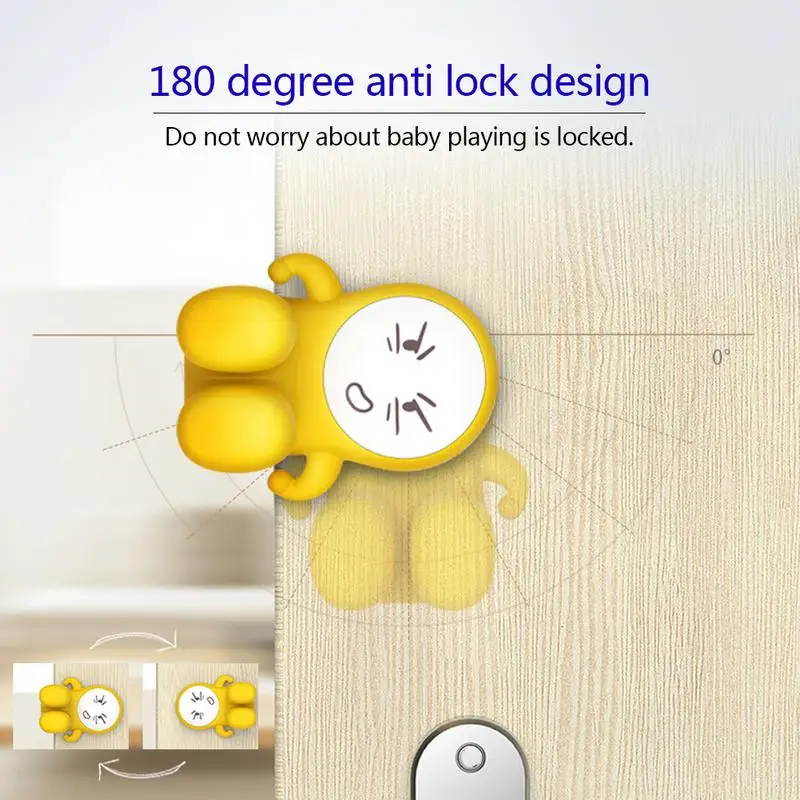 Детские травмозащитная Силиконовая Стоп двери Творческий мультфильм печати новорожденных безопасности дверной стоппер ребенок