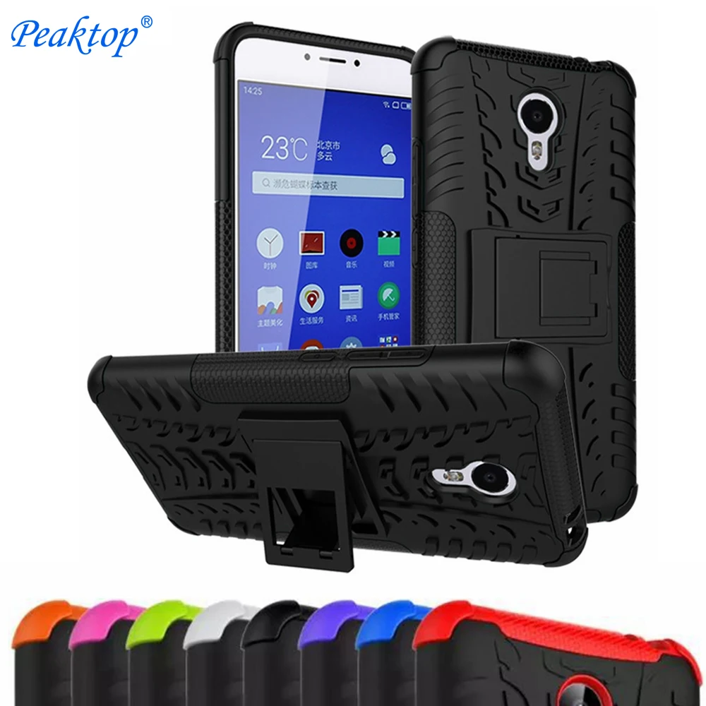 ل Meizu M3S البسيطة M3 M5 M2 ملاحظة حالة الثقيلة درع الهجين البلاستيك الصلب حامل للهاتف غطاء ل Meilan 3 3 S البسيطة 5 2 ملاحظة حالات