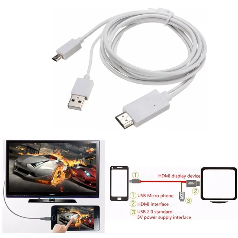 Кабель адаптер HDMI 2 м для Samsung Galaxy Tab 3 10 1 блок питания планшета 8 0 дюйма 5 в