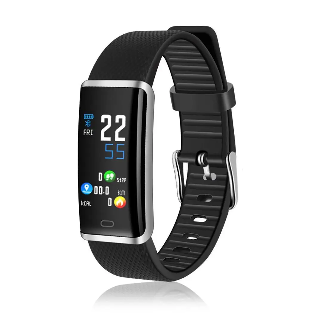 

Rate Wristband IP68 Touch Control Screen Smart 90mAh Bracelet monitoring Waterproof Watch Heart rate Monitor Colorful