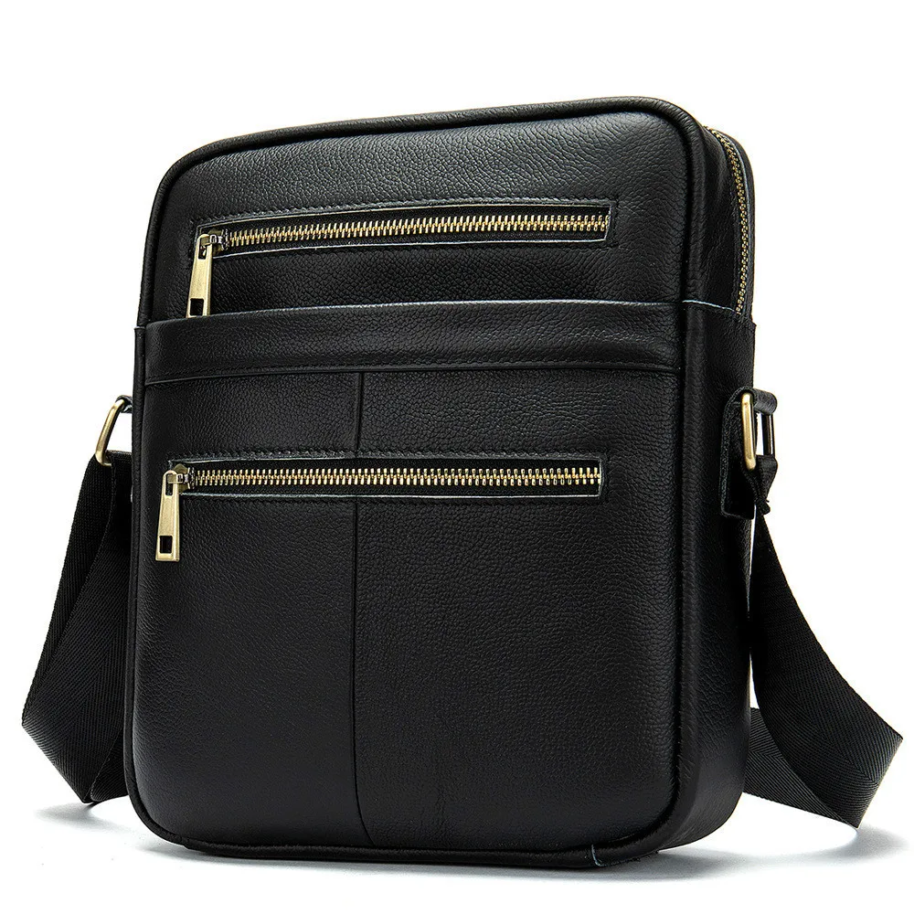 

Quality Original Leather Male Casual Shoulder Messenger Bag Cowhide Fashion Cross-body Bag Tote Mochila Satchel Bag