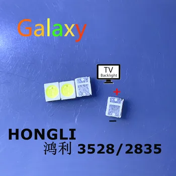 

200PCS HONGLI TRONIC LED Backlight 1210 3528 2835 1W 6V 111LM Cool white LCD Backlight for TV TV Application