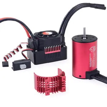 

LeadingStar Surpass Hobby 3660 2600Kv Rc Car Motor+60A Waterproof Esc 2-3S For 1/10 Rc Models Buggy Drift