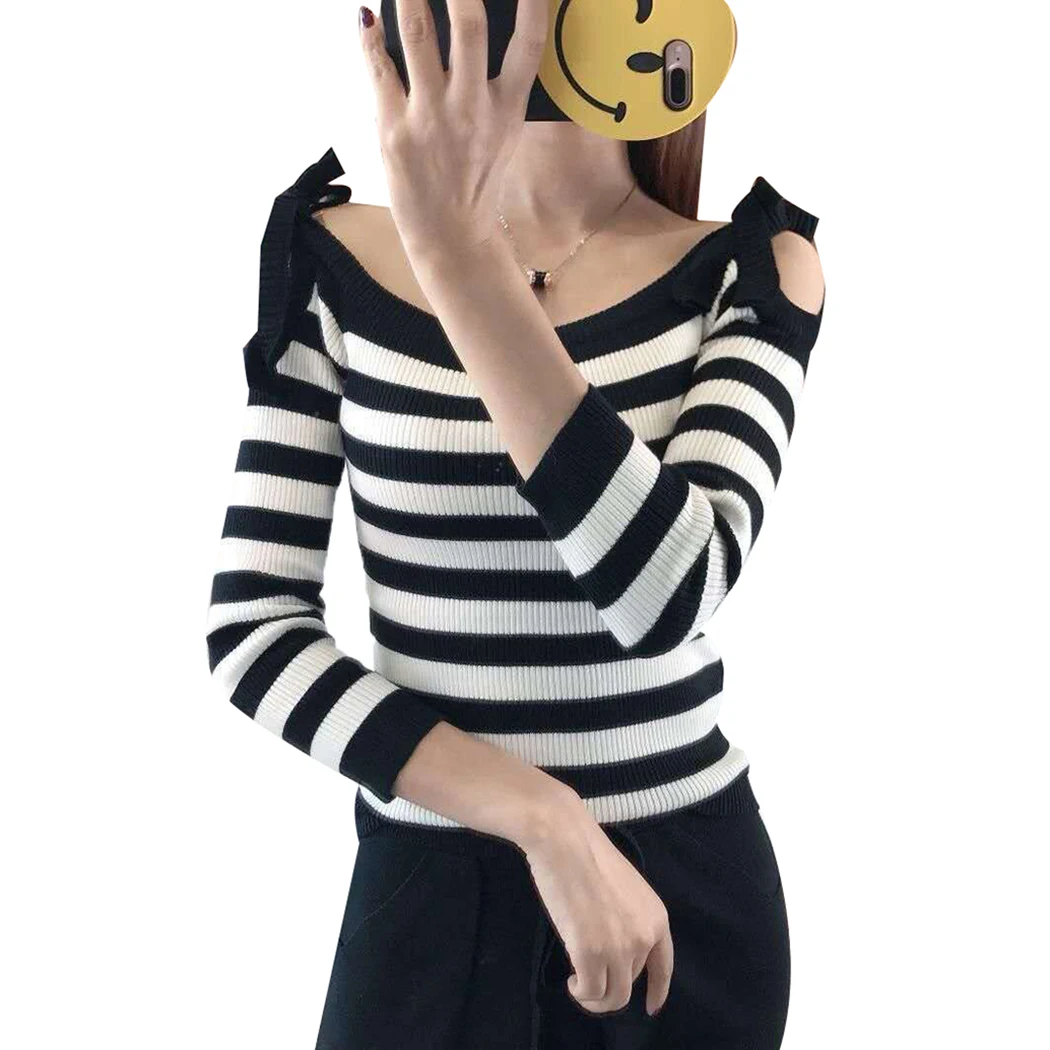10 Styles Women Knitted Sweater Linen Oversized Long Sleeve Pullover Casual O-Neck Loose Jumper Spring Tops Pull Femme Hiver | Женская