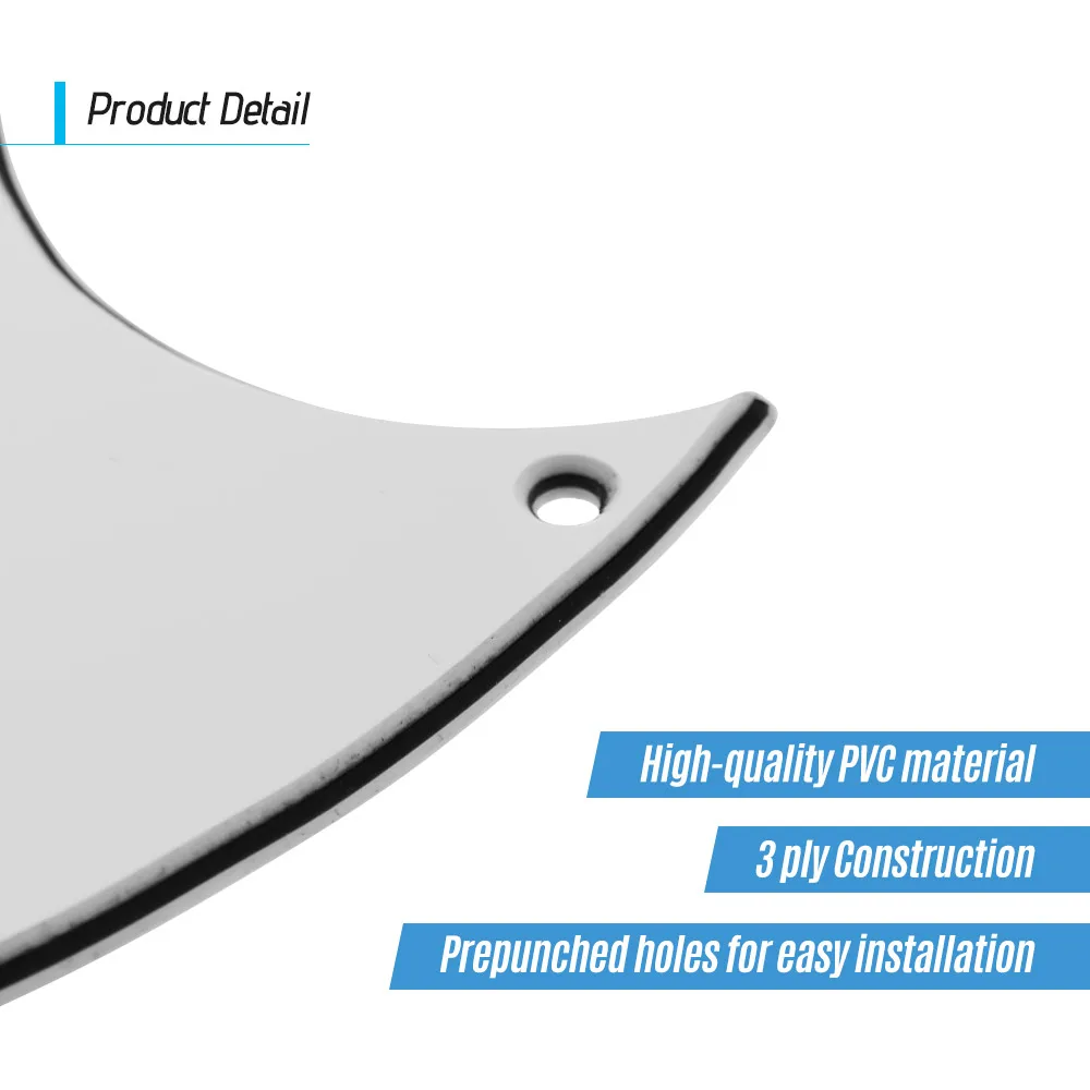 ПВХ HH электрогитара накладка царапина пластина для SG электрогитара s 3 Ply белый/черный 2 цвета гитарные части и аксессуары