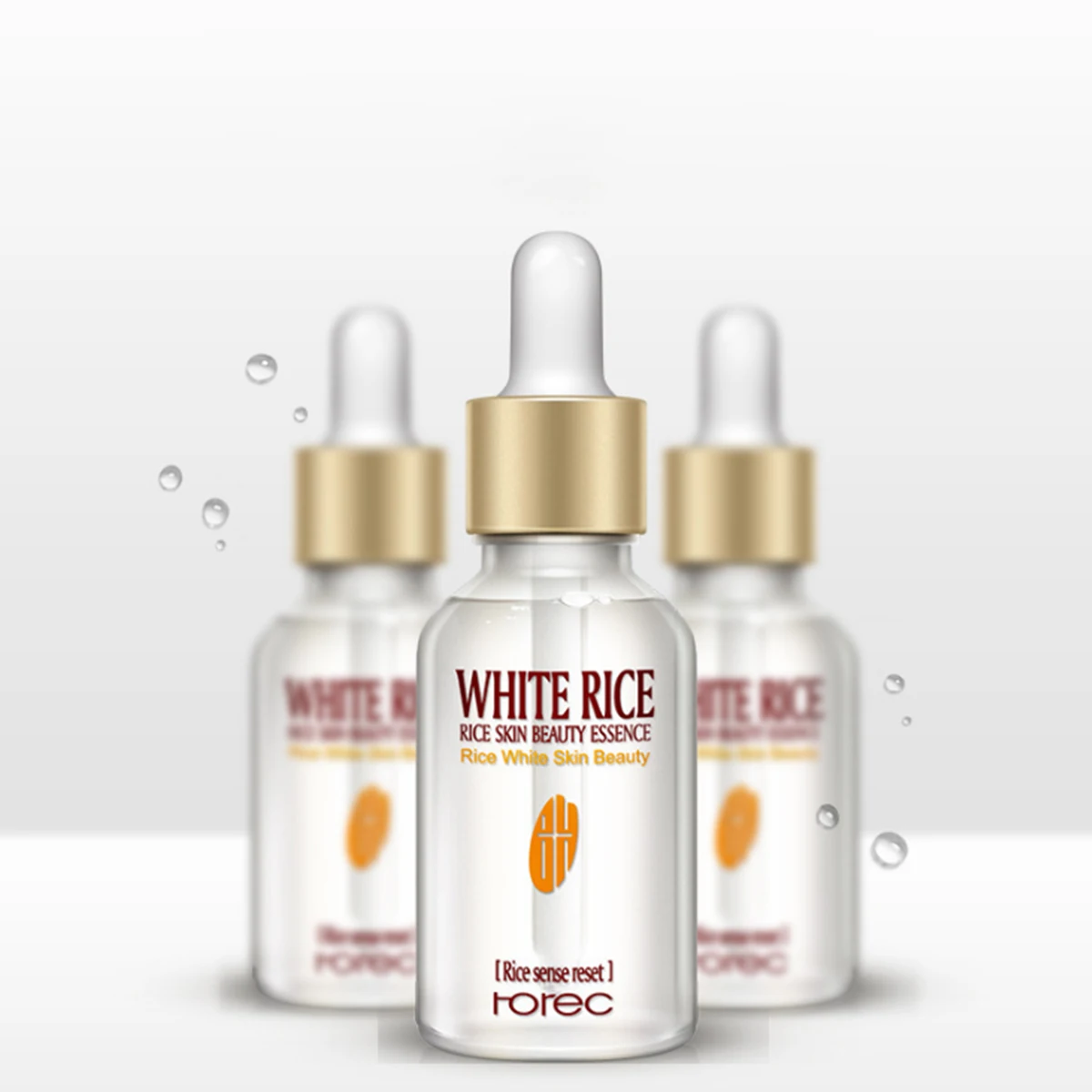

brand new white rice skin beauty essence anti aging face replenishment serum moisturizing essences care tools