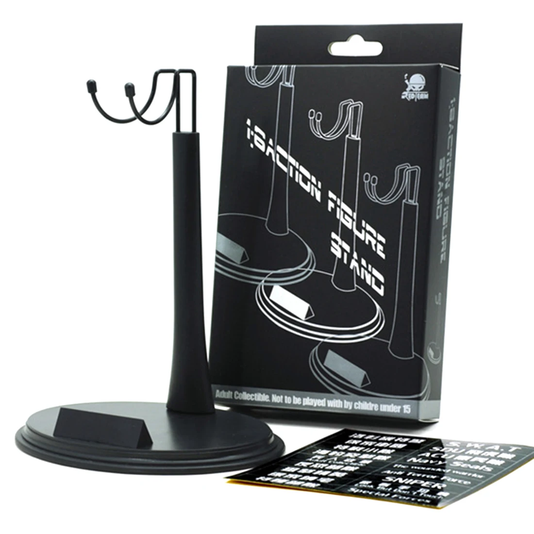 

1:6 U Shape Stand with Nameplate Sticker for 12"Doll 1/6 Solider Model Action Figures Toy Accessory