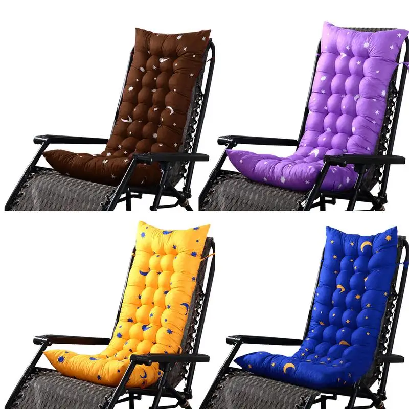 

New 2019 Thickened Indoor Outdoor Recliner Mat Beach Seat Cushion Lunch Break Chair Cotton Pad Rocking Chair Cushion