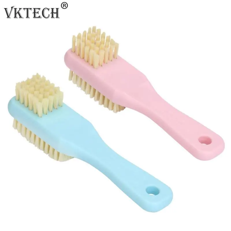 Double sided Cleaning Brush Plastic Soft Hair Suede Leather Shoes